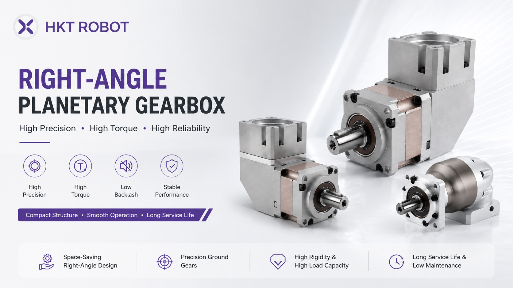 Right-Angle Servo Planetary Gearboxes for High-Performance AGV and AMR