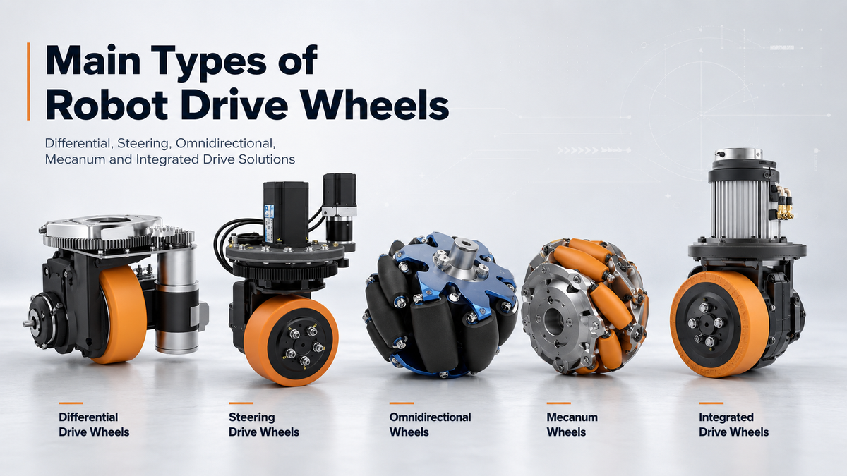 Robot Drive Wheels for AGV & AMR