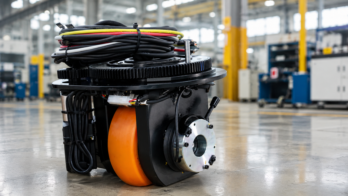 HKT Robot AGV Steering Wheel Structure And Working Principle – AGV Motor