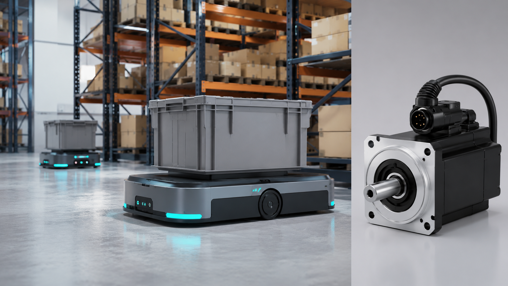 Reliable AGV Motor for AGV/AMR Applications