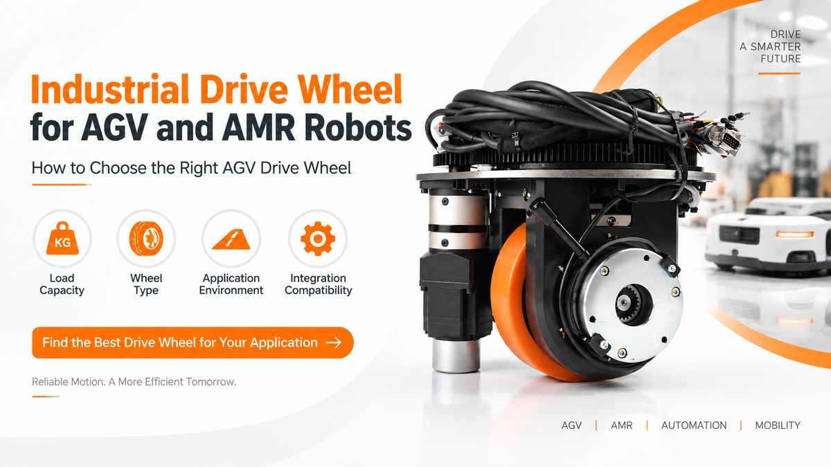 Industrial Drive Wheel for AGV and AMR Robots: How to Choose the Right AGV Drive Wheel