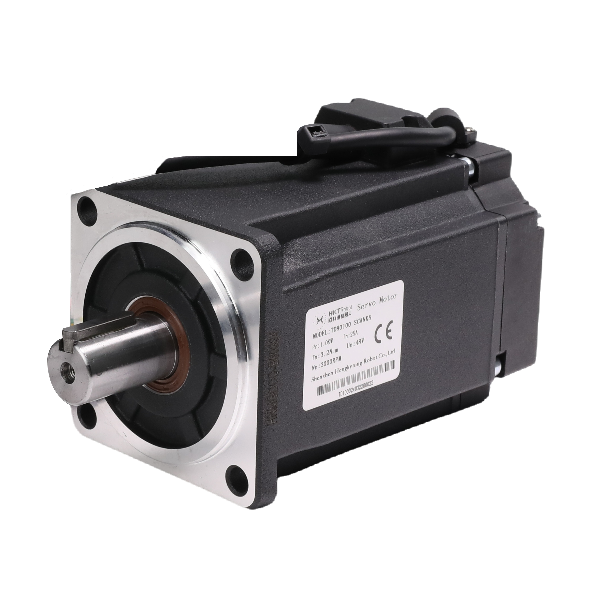 1000W DC 48V Servo Motor 3000rpm 3.2N·m with Servo Drive for AGV Robot