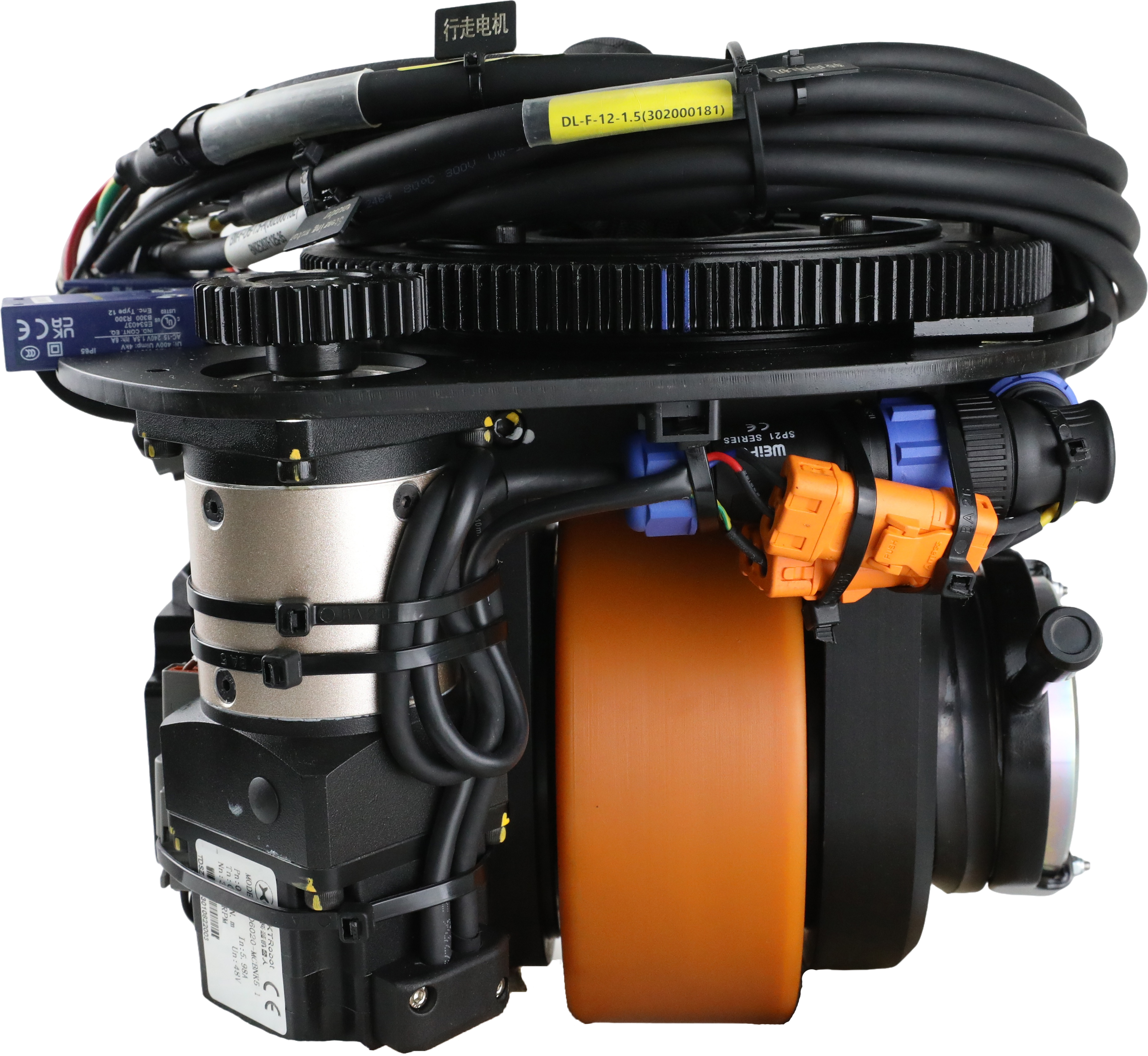 Applied to the steering wheel on heavy-duty AGV-1